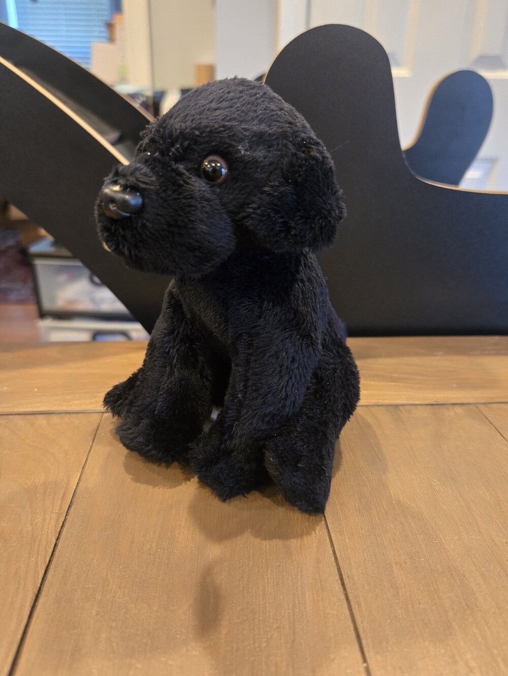 Demdaco Small Black Labrador Plush Nat & Jules Collection